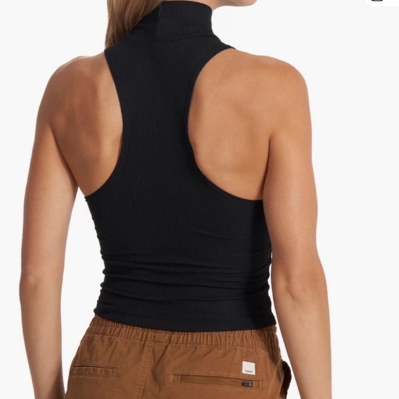 Vuori Black Funnel Neck Tank - Picture 3 of 4
